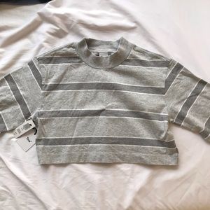 Aritzia TNA Long Sleeve Crop Top